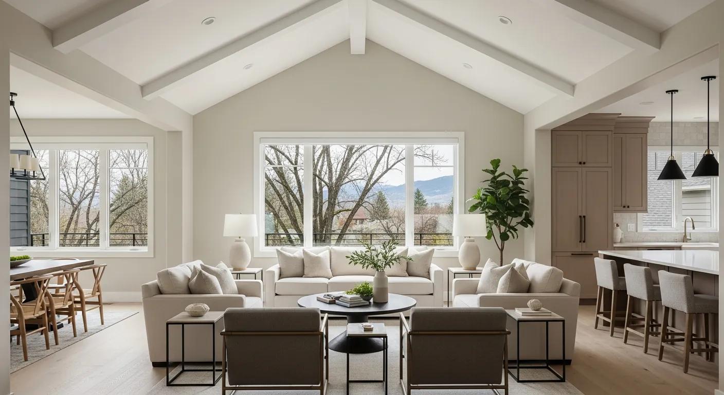 Hidden Springs community homes in the Boise foothills